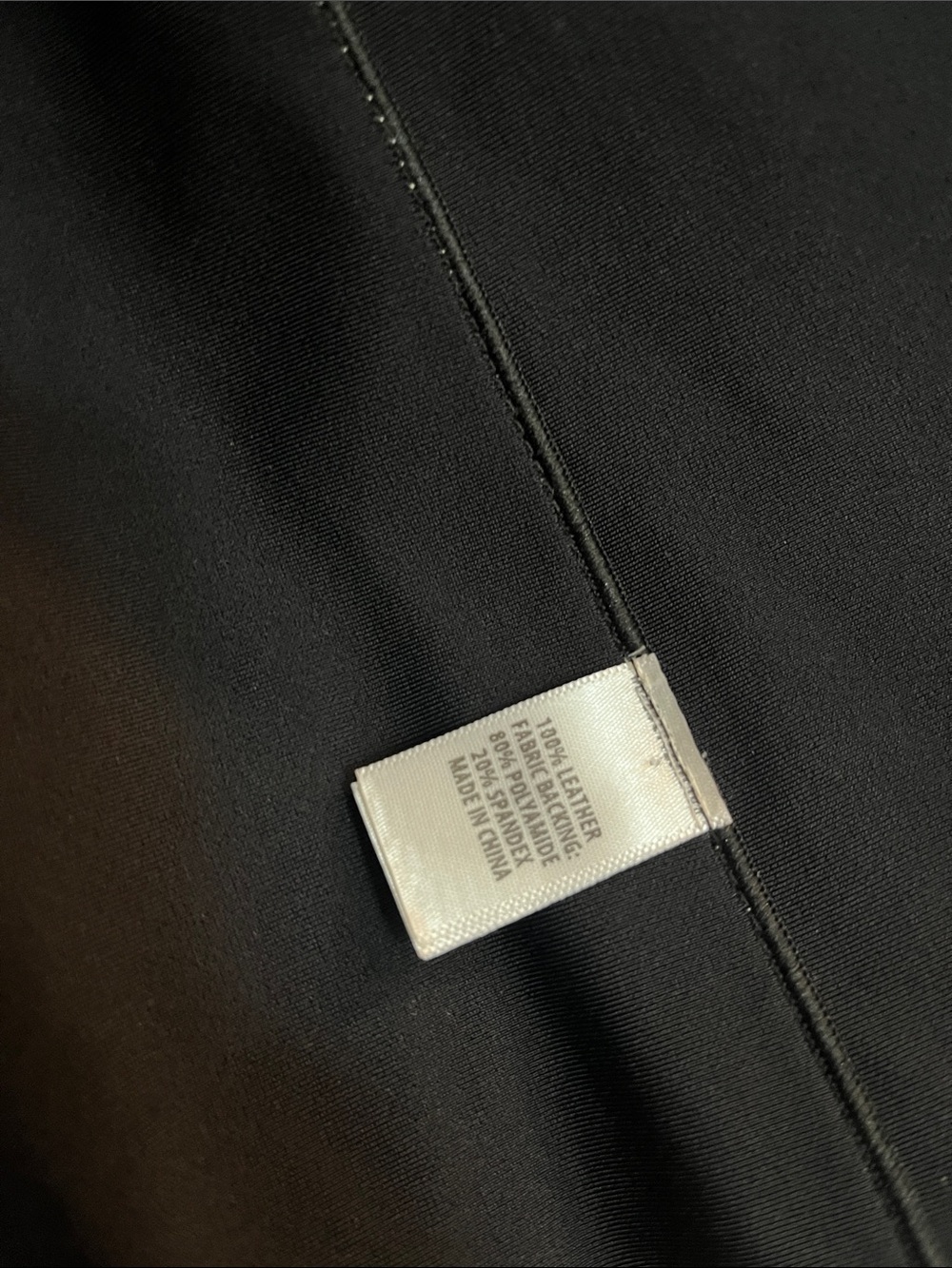 ST. JOHN White Leather Open Front Moto Style Jacket - Picture 4 of 5